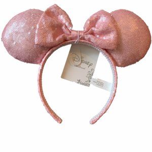 NWT Disney® Sequin Minnie Mouse Ear Bow Headband -
